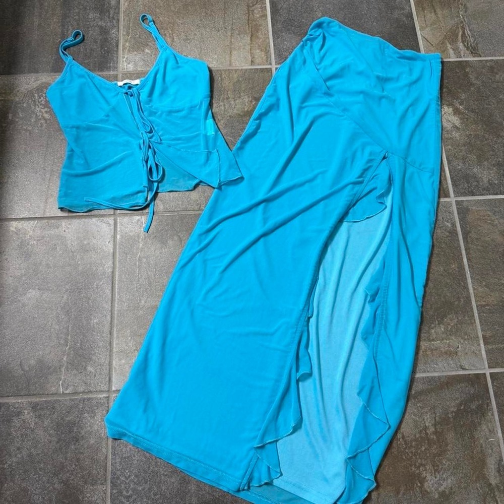 Peppermayo Bittersweet Mesh Cami Top and Maxi Skirt